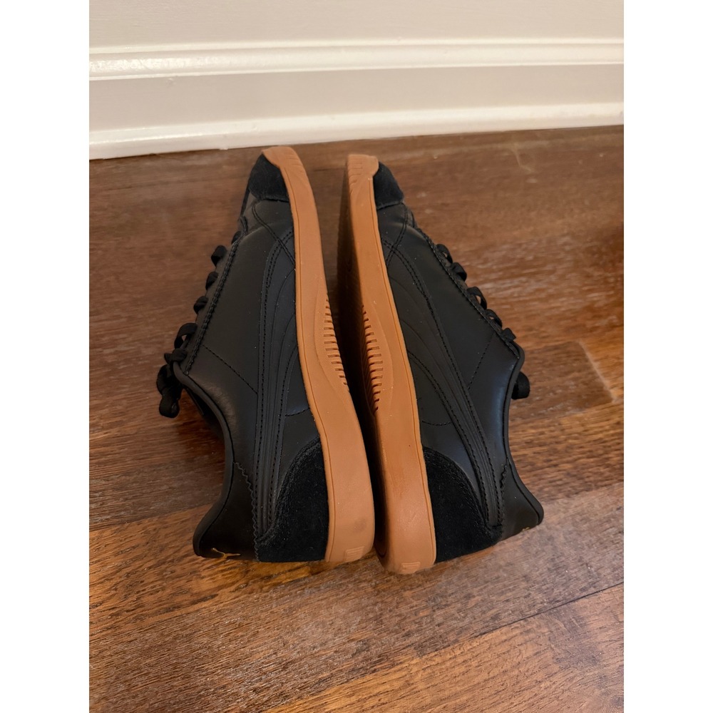 Black on Black Puma Club 5v5 Lux Lace Up Sneakers Sz 9.5M - Picture 5 of 8